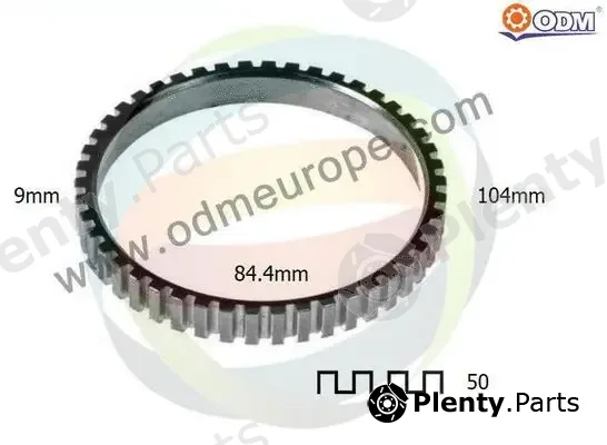 Multiparts 26-010003 — Sensor Ring, ABS