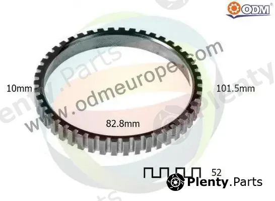 Multiparts 26-080042 — Sensor Ring, ABS