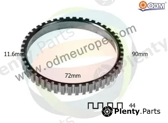 Multiparts 26-050003 — Sensor Ring, ABS