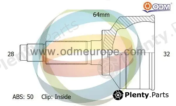 Multiparts 12-040855 — Joint Kit, drive shaft