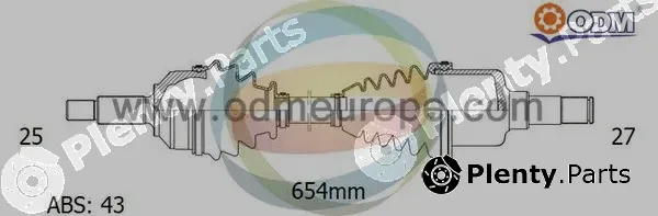 Multiparts 18-081351 — Drive Shaft