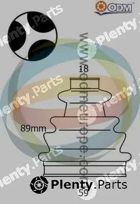 Multiparts 21-990516 — Bellow Kit, drive shaft