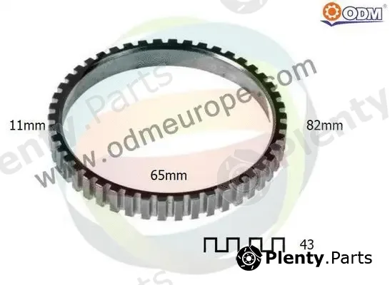 Multiparts 26-150003 — Sensor Ring, ABS