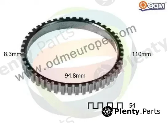 Multiparts 26-160031 — Sensor Ring, ABS