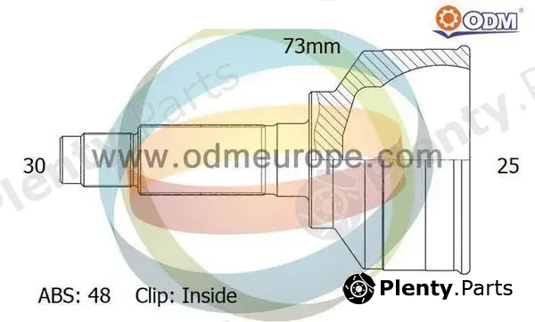Multiparts 12-080710 — Joint Kit, drive shaft
