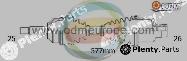 Multiparts 18-052440 — Drive Shaft