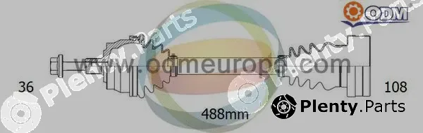 Multiparts 18-211500 — Drive Shaft