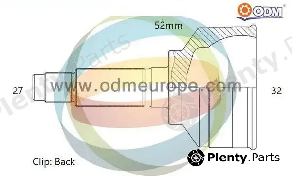 Multiparts 12-070981 — Joint Kit, drive shaft
