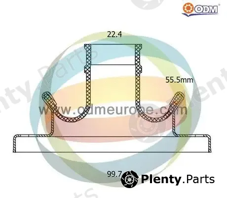 Multiparts 21-990401 — Bellow, propshaft