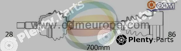 Multiparts 18-213420 — Drive Shaft