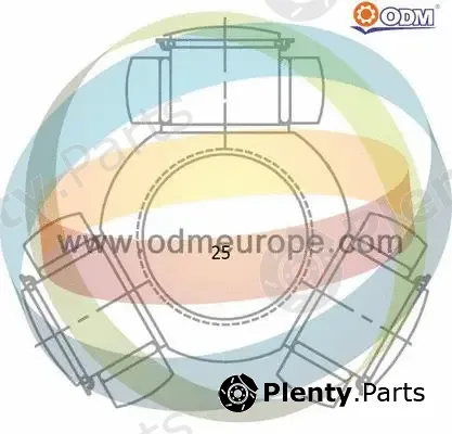 Multiparts 13-250002 — Joint Kit, drive shaft