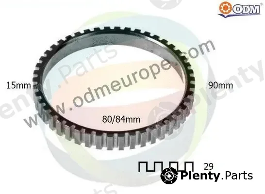 Multiparts 26-161005 — Sensor Ring, ABS