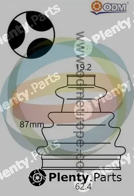 Multiparts 21-990475 — Bellow Kit, drive shaft