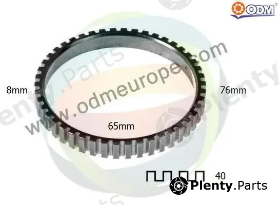 Multiparts 26-000010 — Sensor Ring, ABS