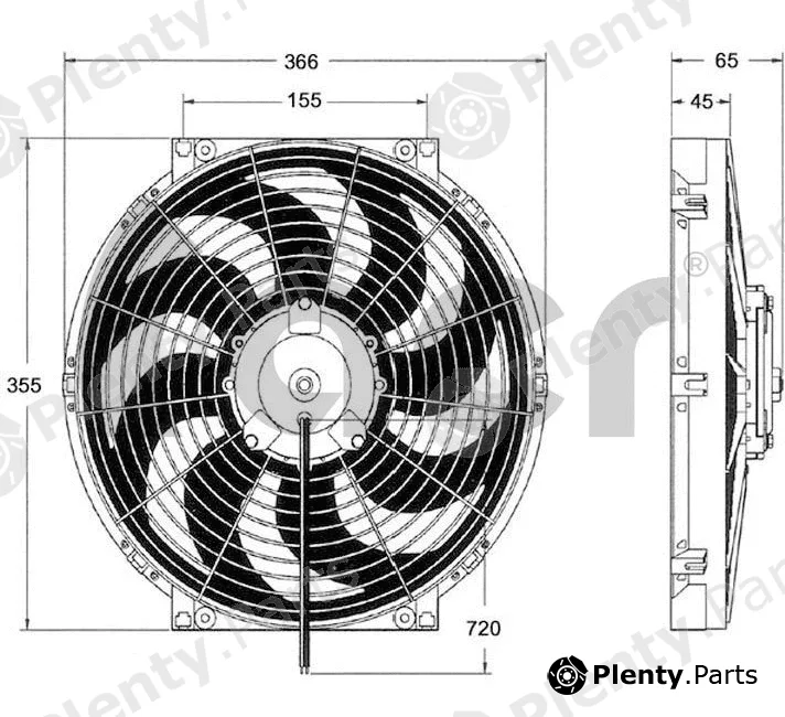 ACR 166019 — Fan, engine cooling