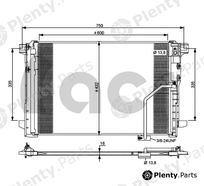 ACR 300697 — Condenser, air conditioning