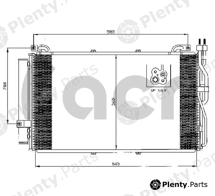 ACR 300523 — Condenser, air conditioning