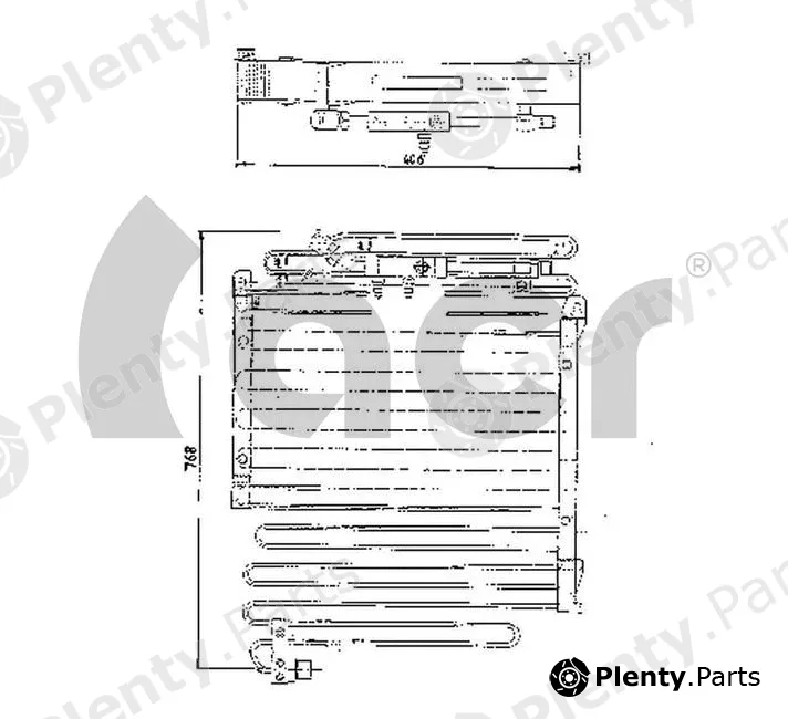 ACR 300133 — Condenser, air conditioning