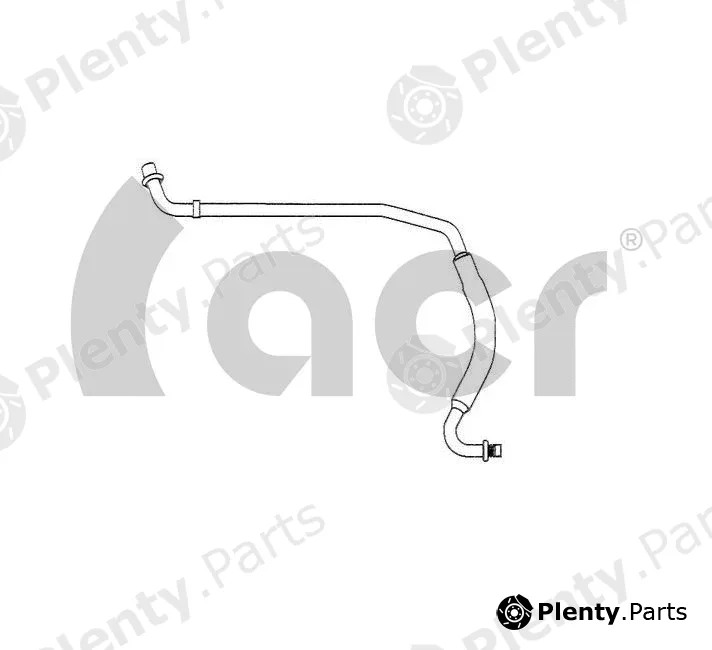 ACR 119243 — High-/Low Pressure Line, air conditioning