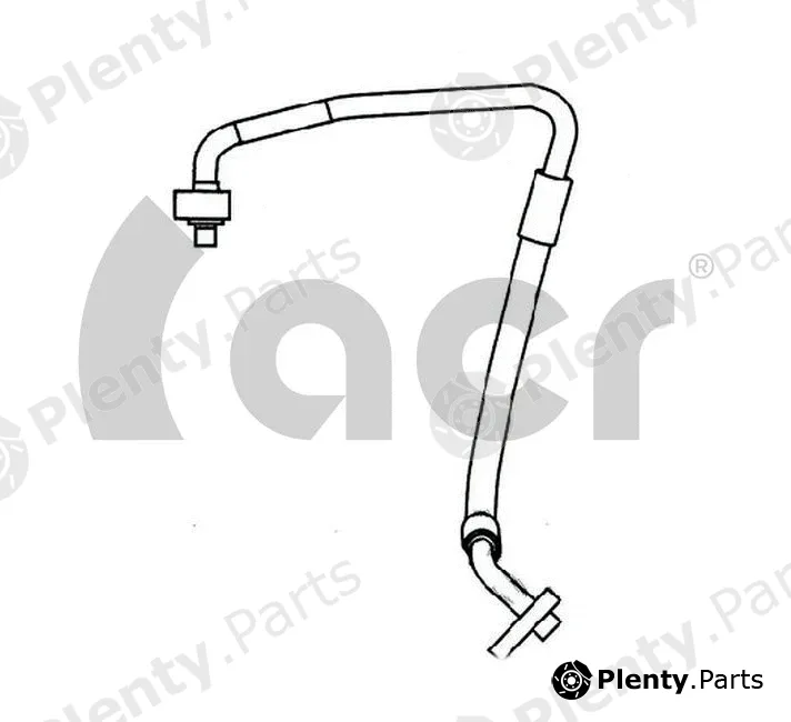 ACR 119277 — High-/Low Pressure Line, air conditioning