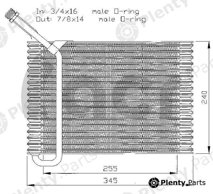 ACR 310113 — Evaporator, air conditioning