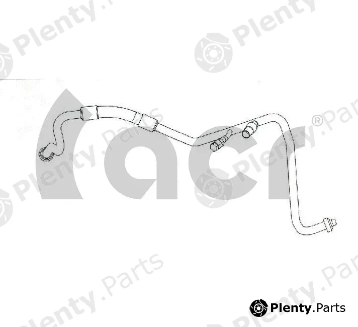 ACR 119250 — High-/Low Pressure Line, air conditioning