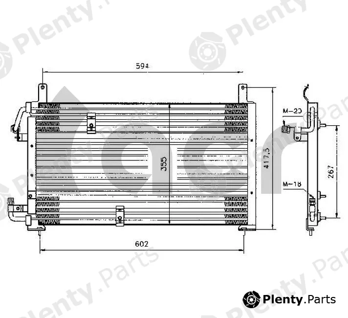 ACR 300246 — Condenser, air conditioning