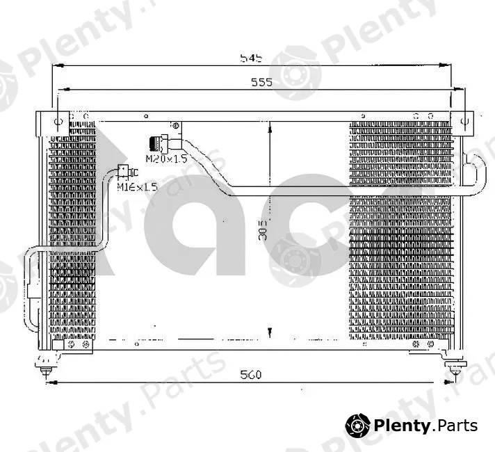 ACR 300299 — Condenser, air conditioning