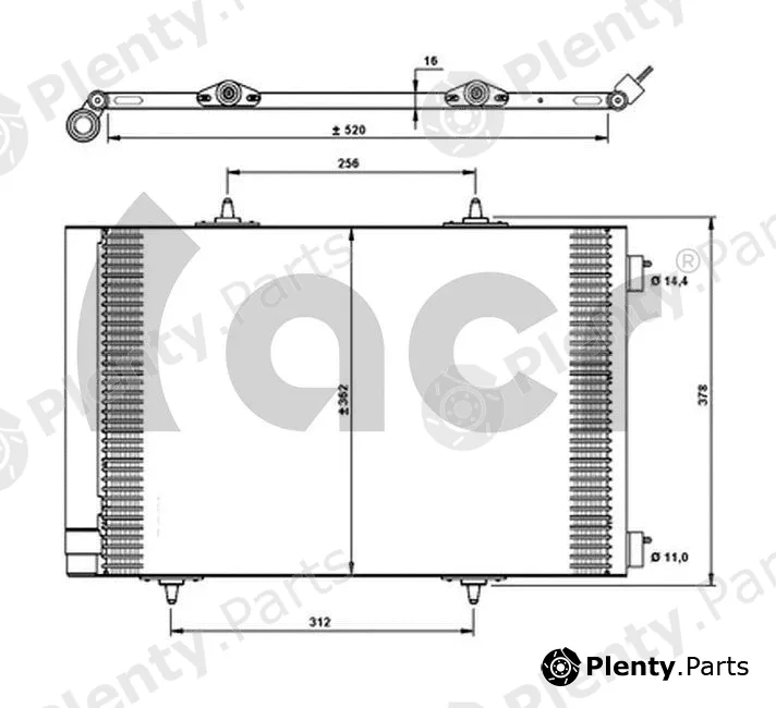 ACR 300690 — Condenser, air conditioning