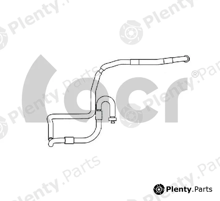 ACR 119290 — High-/Low Pressure Line, air conditioning