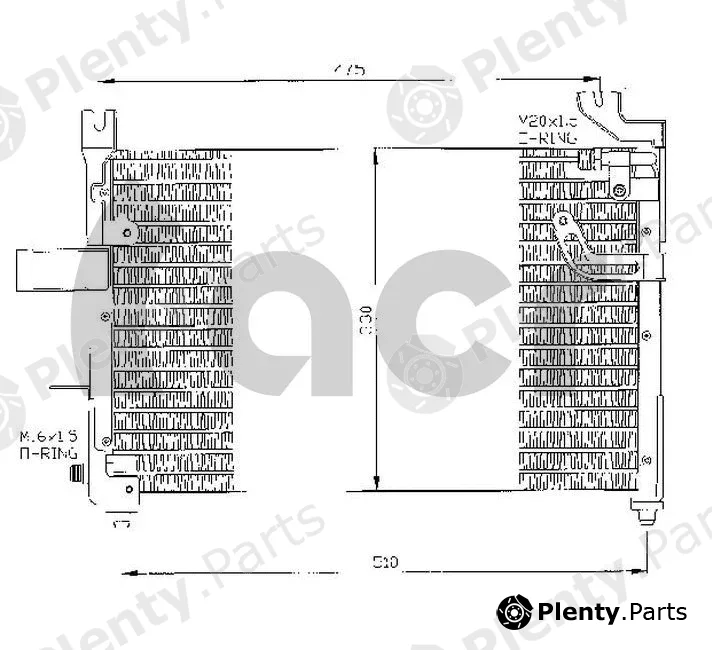 ACR 300422 — Condenser, air conditioning