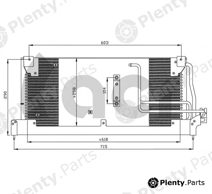 ACR 300285 — Condenser, air conditioning