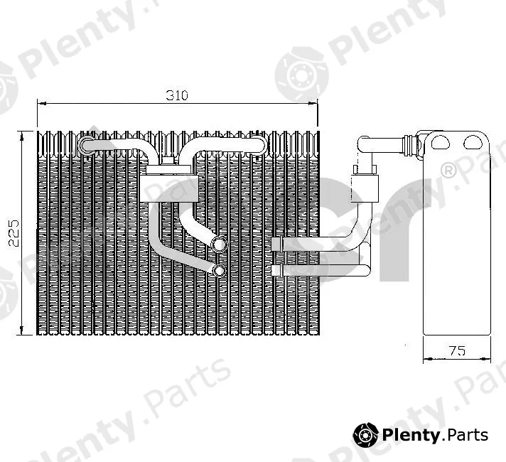 ACR 310156 — Evaporator, air conditioning