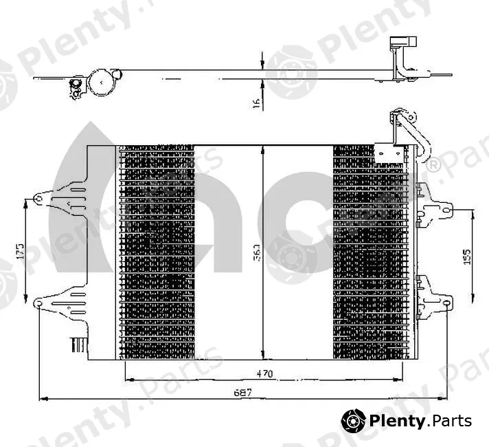 ACR 300525 — Condenser, air conditioning