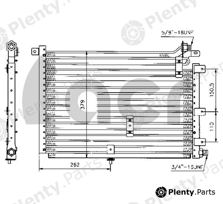 ACR 300265 — Condenser, air conditioning