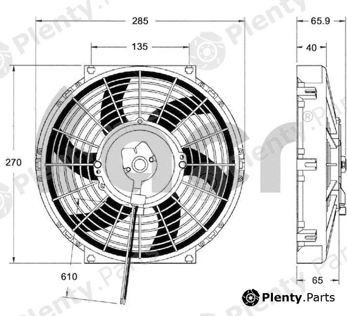 ACR 166008 — Fan, engine cooling