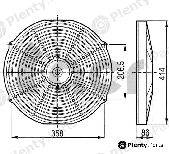 ACR 166042 — Fan, engine cooling