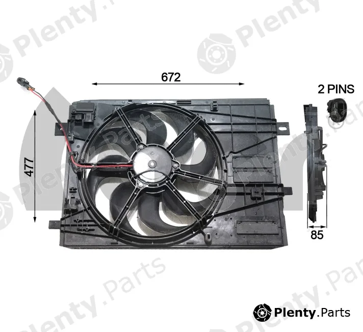 ACR 330607 — Fan, engine cooling