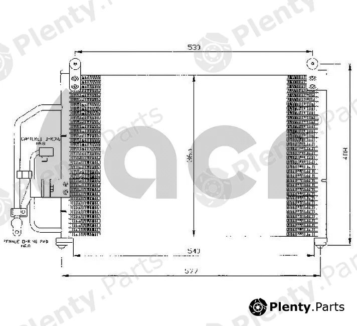 ACR 300421 — Condenser, air conditioning
