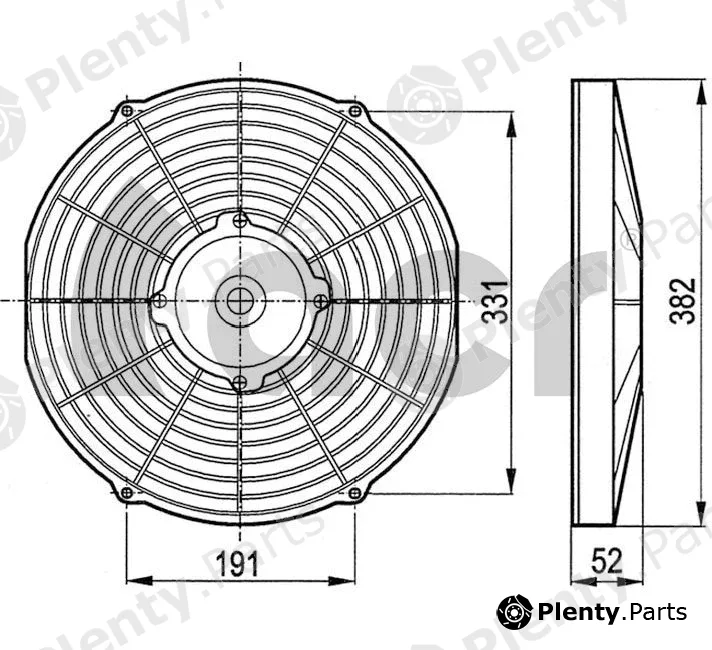 ACR 166038 — Fan, engine cooling