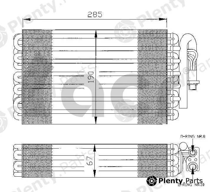 ACR 310013 — Evaporator, air conditioning