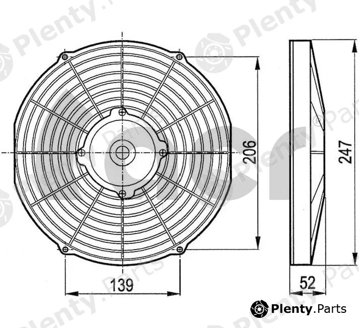 ACR 166012 — Fan, engine cooling