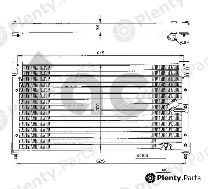 ACR 300378 — Condenser, air conditioning