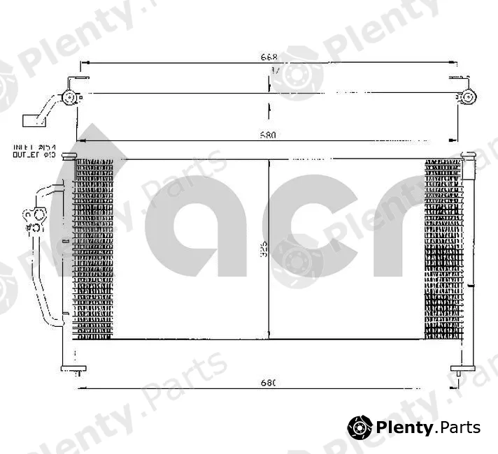 ACR 300429 — Condenser, air conditioning