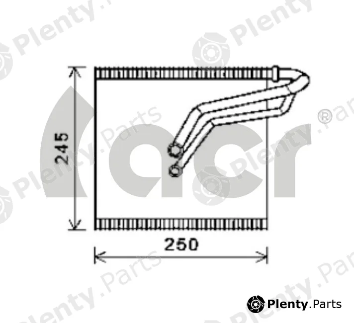 ACR 310197 — Evaporator, air conditioning
