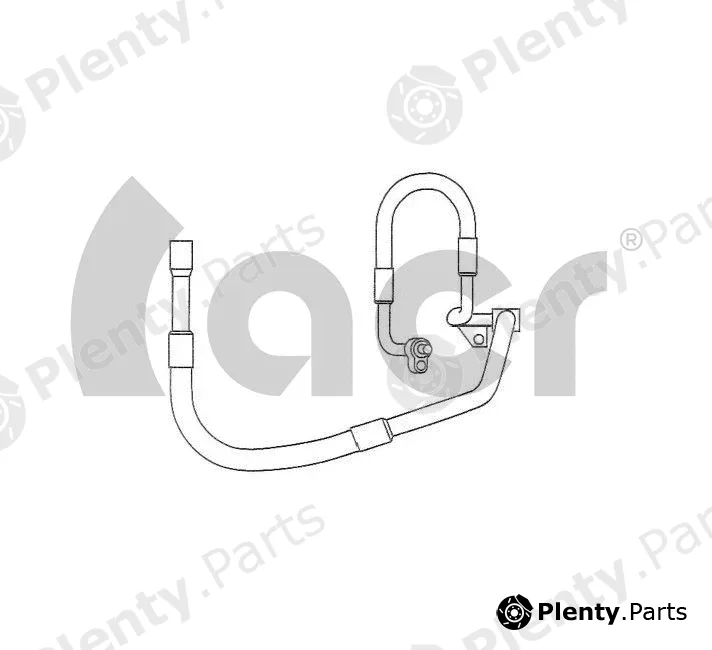 ACR 119251 — High-/Low Pressure Line, air conditioning