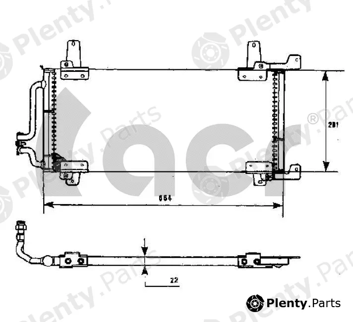 ACR 300453 — Condenser, air conditioning