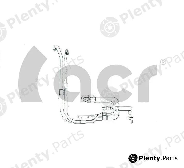 ACR 119299 — High-/Low Pressure Line, air conditioning