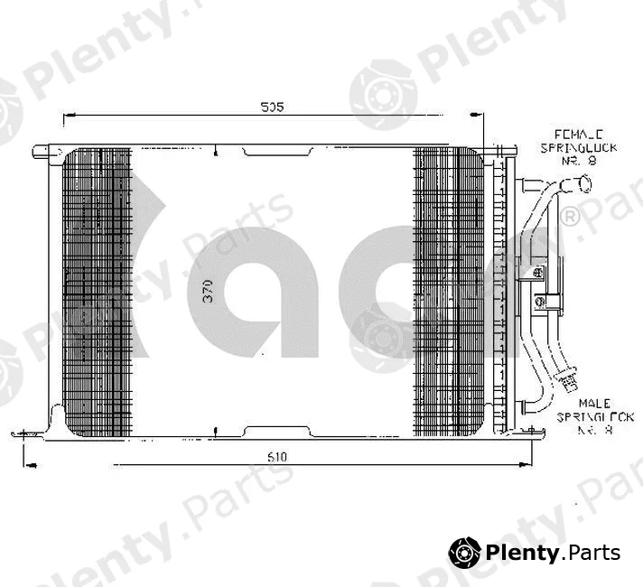 ACR 300032 — Condenser, air conditioning