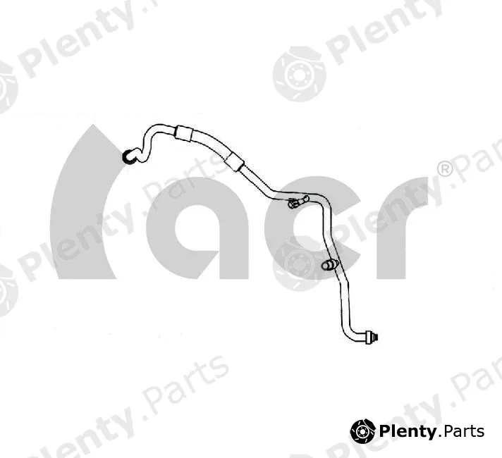 ACR 119266 — High-/Low Pressure Line, air conditioning